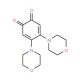 4,5-dimorpholin-4-ylbenzo-1,2-quinone - chemical structure image