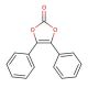 4,5-Diphenyl-1,3-dioxol-2-one (CAS 21240-34-6) - chemical structure image