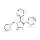 4,5-diphenyl-1-(tetrahydrofuran-2-ylmethyl)-1H-imidazole-2-thiol - chemical structure image