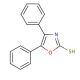 4,5-Diphenyl-2-oxazolethiol (CAS 6670-13-9) - chemical structure image