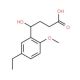 4-(5-Ethyl-2-methoxy-phenyl)-4-hydroxy-butyric acid (CAS 879053-63-1) - chemical structure image