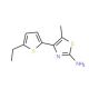 4-(5-Ethyl-thiophen-2-yl)-5-methyl-thiazol-2-ylamine - chemical structure image