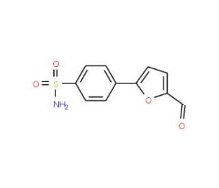 4-(5-Formylfur-2-yl)benzene-1-sulphonamide (CAS 21821-40-9) - chemical structure image