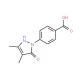 4-(5-Hydroxy-3,4-dimethyl-pyrazol-1-yl)-benzoic acid - chemical structure image