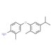 4-(5-Isopropyl-2-methylphenoxy)-2-methylaniline - chemical structure image