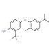 4-(5-Isopropyl-2-methylphenoxy)-2-(trifluoromethyl)aniline - chemical structure image