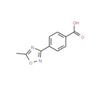 4-(5-Methyl-1,2,4-oxadiazol-3-yl)benzoic acid (CAS 95124-68-8) - chemical structure image