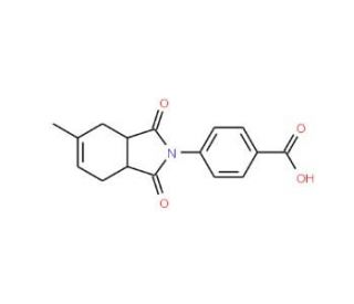 4-(5-methyl-1,3-dioxo-1,3,3a,4,7,7a-hexahydro-2H-isoindol-2-yl)benzoic acid - chemical structure image