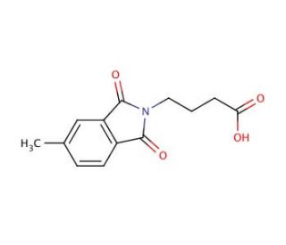 4-(5-methyl-1,3-dioxo-1,3-dihydro-2H-isoindol-2-yl)butanoic acid - chemical structure image