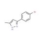 4-(5-Methyl-1H-pyrazol-3-yl)bromobenzene (CAS 145353-53-3) - chemical structure image