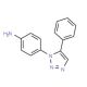4-(5-Phenyl-[1,2,3]triazol-1-yl)-phenylamine - chemical structure image