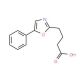 4-(5-phenyl-1,3-oxazol-2-yl)butanoic acid - chemical structure image