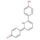 4-[6-(4-hydroxyphenyl)pyridin-2-yl]phenol - chemical structure image