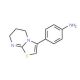 4-(6,7-dihydro-5H-[1,3]thiazolo[3,2-a]pyrimidin-3-yl)aniline - chemical structure image