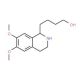 4-(6,7-Dimethoxy-1,2,3,4-tetrahydro-isoquinolin-1-yl)-butan-1-ol (CAS 148204-33-5) - chemical structure image