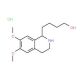 4-(6,7-Dimethoxy-1,2,3,4-tetrahydro-isoquinolin-1-yl)-butan-1-ol hydrochloride (CAS 148204-36-8) - chemical structure image