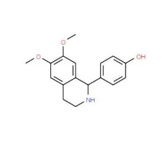 4-(6,7-Dimethoxy-1,2,3,4-tetrahydro-isoquinolin-1-yl)-phenol - chemical structure image