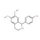 4-(6,7-Dimethoxy-1,2,3,4-tetrahydro-isoquinolin-1-yl)-phenol - chemical structure image