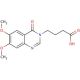 4-(6,7-dimethoxy-4-oxoquinazolin-3(4H)-yl)butanoic acid - chemical structure image