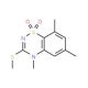 4,6,8-Trimethyl-3-methylthio-4H-1,2,4-benzothiadiazin-1,1-dioxide - chemical structure image