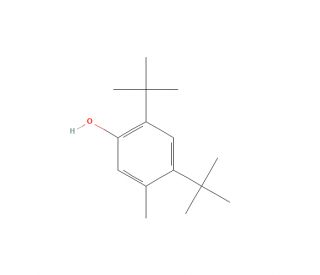 4,6-Di-tert-butyl-m-cresol (CAS 497-39-2) - chemical structure image