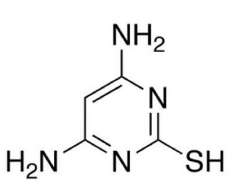 4,6-Diamino-2-mercaptopyrimidine (CAS 1004-39-3) - chemical structure image