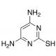 4,6-Diamino-2-mercaptopyrimidine (CAS 1004-39-3) - chemical structure image
