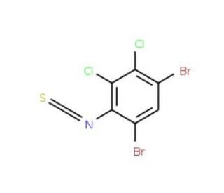 4,6-Dibromo-2,3-dichlorophenyl isothiocyanate - chemical structure image