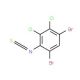 4,6-Dibromo-2,3-dichlorophenyl isothiocyanate - chemical structure image