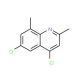 4,6-Dichloro-2,8-dimethylquinoline (CAS 21629-51-6) - chemical structure image