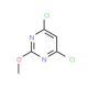 4,6-Dichloro-2-methoxypyrimidine (CAS 1074-40-4) - chemical structure image