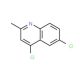 4,6-Dichloro-2-methyl-quinoline (CAS 53342-53-3) - chemical structure image