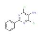 4,6-dichloro-2-phenylpyrimidin-5-amine (CAS 20959-02-8) - chemical structure image