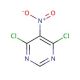 4,6-Dichloro-5-nitropyrimidine (CAS 4316-93-2) - chemical structure image