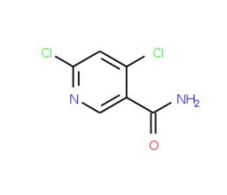4,6-Dichloronicotinamide (CAS 70593-57-6) - chemical structure image