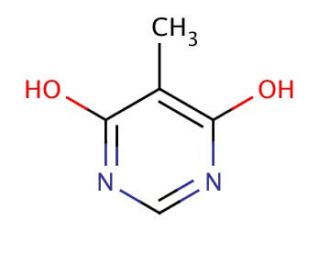 4,6-Dihydroxy-5-methylpyrimidine (CAS 63447-38-1) - chemical structure image