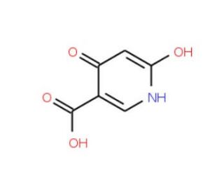 4,6-Dihydroxynicotinic acid (CAS 5466-62-6) - chemical structure image