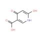 4,6-Dihydroxynicotinic acid (CAS 5466-62-6) - chemical structure image