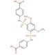 4,6-dimethoxy-N,N′-bis(4-carboxyphenyl)benzene-1,3-disulfonamide - chemical structure image