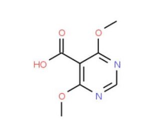 4,6-dimethoxypyrimidine-5-carboxylic acid - chemical structure image