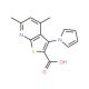 4,6-dimethyl-3-(1H-pyrrol-1-yl)thieno[2,3-b]pyridine-2-carboxylic acid - chemical structure image