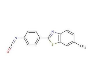 4-(6-Methyl-2-benzothiazolyl)phenyl isocyanate (CAS 67229-93-0) - chemical structure image