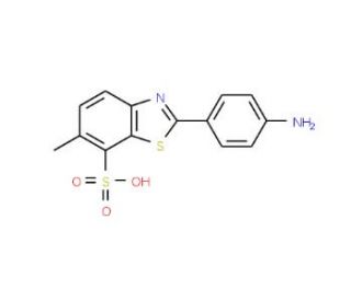 4-(6-Methylbenzothiazol-2-yl)-anilin sulfat (CAS 130-17-6) - chemical structure image