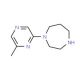 4-(6-Methylpyrazin-2-yl)-1,4-diazepane (CAS 869901-23-5) - chemical structure image