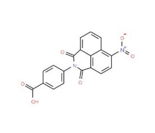 4-(6-Nitro-1,3-dioxo-1H,3H-benzo[de]isoquinolin-2-yl)-benzoic acid - chemical structure image