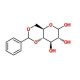 4,6-O-Benzylidene-D-glucose (CAS 30688-66-5) - chemical structure image