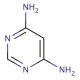 4,6-Pyrimidinediamine (CAS 2434-56-2) - chemical structure image