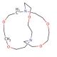 4,7,13,16,21-Pentaoxa-1,10-diazabicyclo[8.8.5]tricosane (CAS 31364-42-8) - chemical structure image