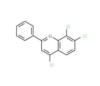 4,7,8-Trichloro-2-phenylquinoline (CAS 1156271-47-4) - chemical structure image