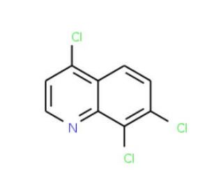 4,7,8-Trichloroquinoline (CAS 17999-80-3) - chemical structure image